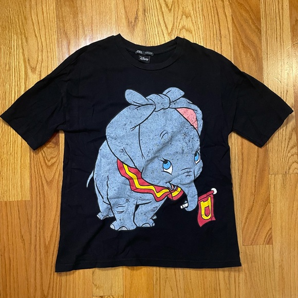Zara Tops Zara Disney Dumbo T Shirt Poshmark